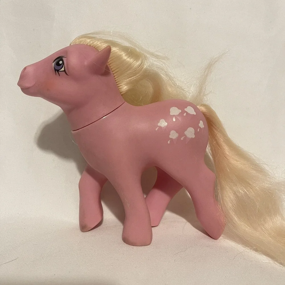 Vintage 1984 My Little Pony G1 Lickety Split Hasbro Pink W/‎ Ice Cream Cones
